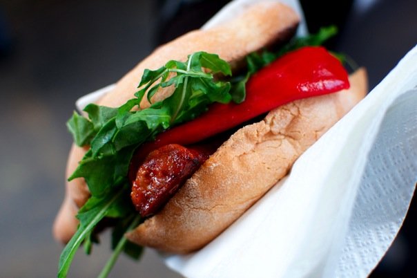 Chorizo Rocket Ciabatta