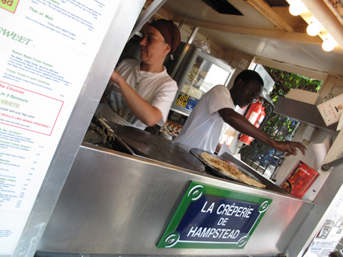 Crepe chefs in action