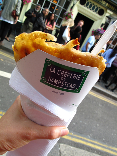 Mushroom Tarragon Cheese Crepe