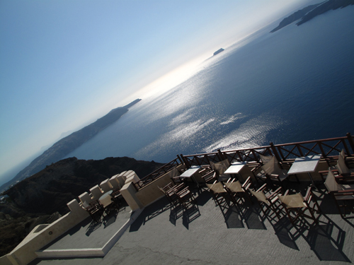 View from SantoWines