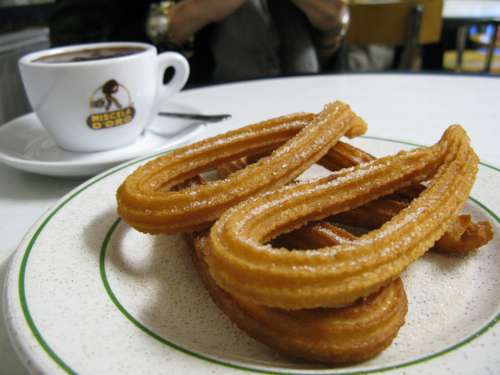 Churros con Chocolate