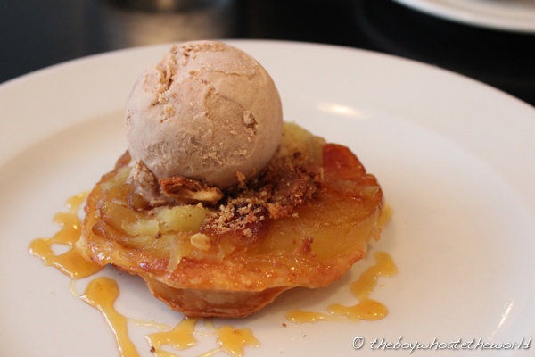 10 Greek St - Tarte Tatin with Spiced ice-cream
