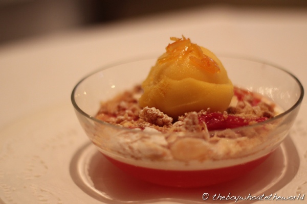 Chez Bruce - Rhubarb jelly