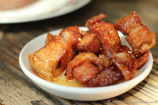 The Pig - Crispy Pork Belly and Spiced honey