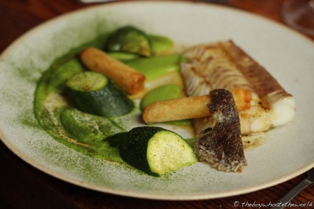 Cornish Sole Courgette Crisp Potato and Indian Spices
