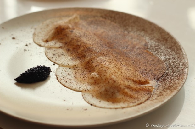 Sole Daikon Citrus butter Liquorice