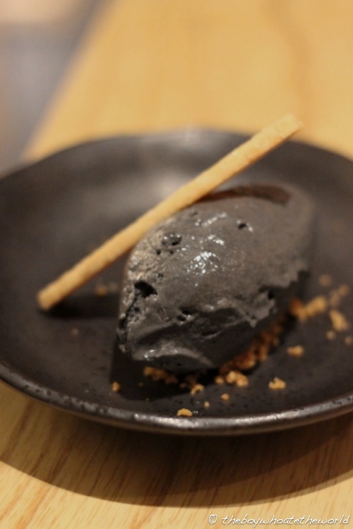 Black Sesame Ice cream