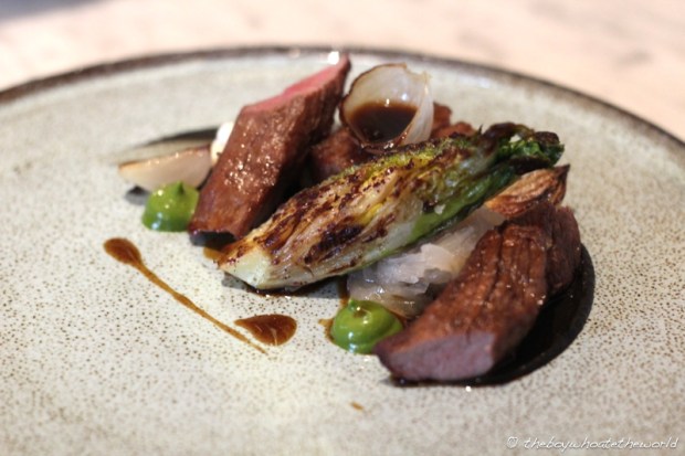 Lamb BBQ Aubergine Lettuce Yoghurt