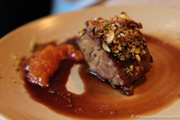 Copita Mercado - Lamb Neck Pistachio Migas Apricot