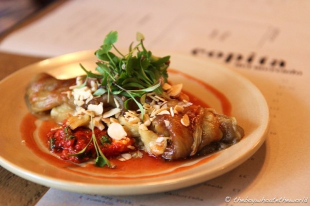 Copita Mercado - Roast Aubergine Almonds Cachorrena